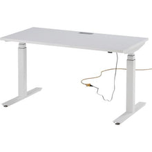 โหลดรูปภาพลงในโปรแกรมดูแกลเลอรี TOKIO โต๊ะทำงานยกระดับไฟฟ้า หน้ากว้าง 1350 x ลึก 700 x สูง 650-1250 มม. สีขาว
