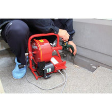 画像をギャラリービューアに読み込む, ヤスダ　排水管掃除機ＦＸ３型電動
