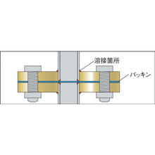画像をギャラリービューアに読み込む, イシグロ　白　穴あきフランジ　ＳＯＰ－ＦＦ型　ＳＳ４００相当　１０Ｋ　呼び径（Ａ）３２
