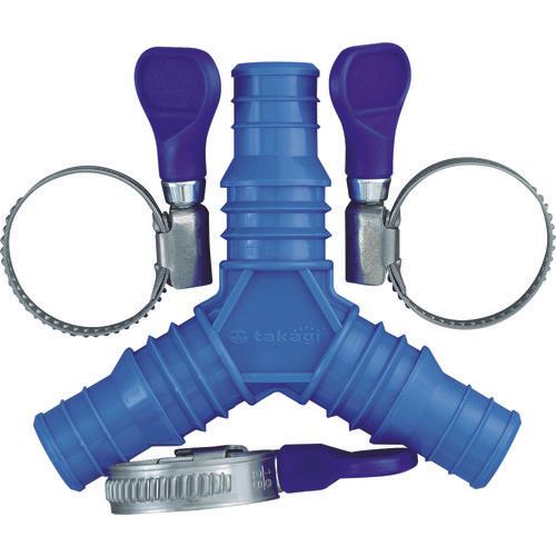 Takagi three-pronged hose joint set