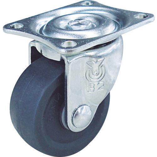 YUEI plate type elastomer caster free 32 diameter