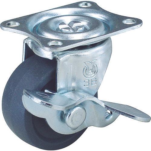 YUEI Plate Type Elastomer Caster Swivel 38 Diameter with S