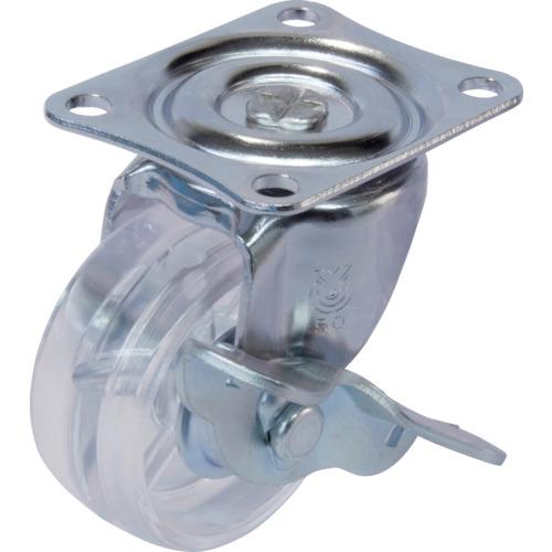 YUEI skeleton caster wheel S with 50 diameter polycarbonate wheel (transparent)