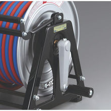 Load image into gallery viewer, HATAYA gas reel 30mφ5.0 Special synthetic rubber twin hose (with flashback prevention device)
