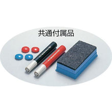 โหลดรูปภาพลงในโปรแกรมดูแกลเลอรี กระดานไวท์บอร์ดเหล็ก TRUSCO ลายเส้นขาวดำ 900X1800
