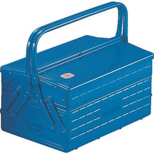 Tải hình ảnh vào trình xem thư viện, Hộp công cụ 2 tầng TRUSCO 352X220X289 màu xanh
