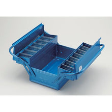 Tải hình ảnh vào trình xem thư viện, Hộp công cụ 2 tầng TRUSCO 352X220X289 màu xanh
