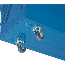 画像をギャラリービューアに読み込む, ＴＲＵＳＣＯ　２段式工具箱　６００Ｘ２２０Ｘ３０５　ブルー

