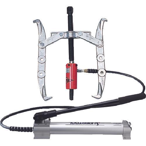 スーパー　２本爪油圧プーラセット（油圧ポンプＨＰ５００ＡＮ・ホースＨＨ２Ｎ・シリンダＧＰＣ１０１２）最大使用外径：３００