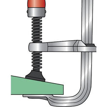 Load image into gallery viewer, TRUSCO L clamp lightweight type Maximum opening 300mm x depth 80mm
