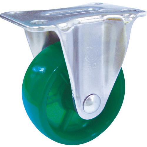 YUEI skeleton caster fixed car 25 diameter polycarbonate car (green)