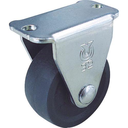YUEI plate type elastomer caster fixed 32 diameter