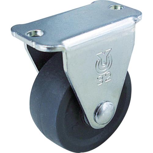 YUEI plate type elastomer caster fixed 38 diameter