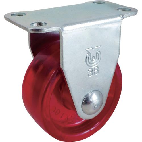 YUEI skeleton caster fixed car 38 diameter polycarbonate car (red)