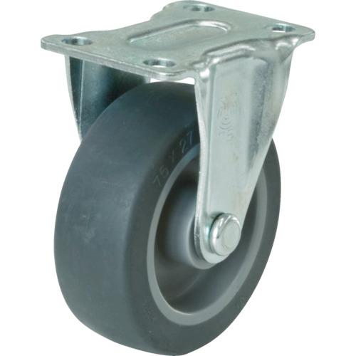 YUEI plate type elastomer caster fixed 50 diameter