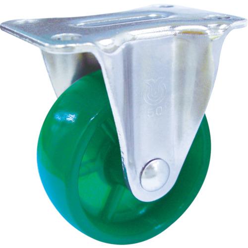 YUEI skeleton caster fixed car 50 diameter polycarbonate car (green)