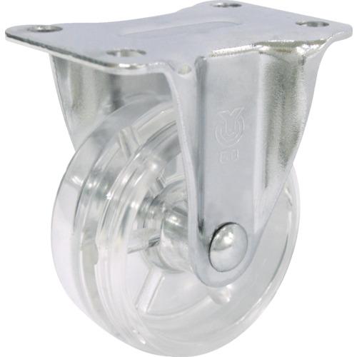 YUEI skeleton caster fixed car 50 diameter polycarbonate car (transparent)