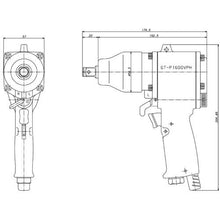 画像をギャラリービューアに読み込む, ベッセル　超軽量エアーインパクトレンチＧＴ１６００ＶＰＨ
