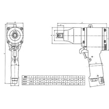 画像をギャラリービューアに読み込む, ベッセル　超軽量エアーインパクトレンチＧＴ１６００ＶＰ
