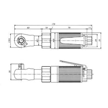 画像をギャラリービューアに読み込む, ベッセル　エアーラチェットレンチ　ＧＴＲ１０Ｍ
