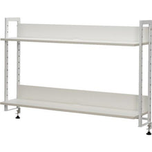 โหลดรูปภาพลงในโปรแกรมดูแกลเลอรี R.F.YAMAKAWA โต๊ะทำงาน ชั้นวางสูง W1200 สีขาว
