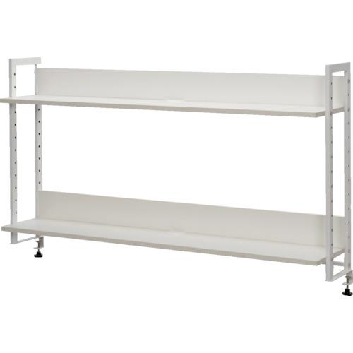 R.F.YAMAKAWA โต๊ะทำงาน ชั้นวางสูง W1400 สีขาว