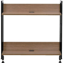 โหลดรูปภาพลงในโปรแกรมดูแกลเลอรี R.F.YAMAKAWA โต๊ะทำงาน ชั้นวางสูง W800 วอลนัท
