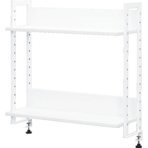 R.F.YAMAKAWA โต๊ะทำงาน ชั้นวางสูง W800 สีขาว