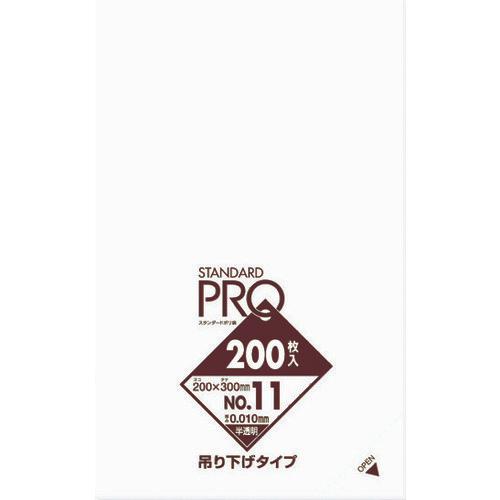 SANIPAK STANDARD plastic bag hanging type (0.01 mm) No. 11 200 sheets