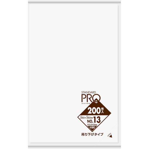 SANIPAK STANDARD plastic bag hanging type (0.01 mm) No. 13 200 sheets