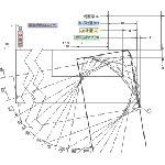 画像をギャラリービューアに読み込む, スガツネ工業　（１６００２９０７９）Ｈ３６０－Ｃ２６－１６Ｔラプコン搭載　オリンピア　スライドヒンジ　厚扉用
