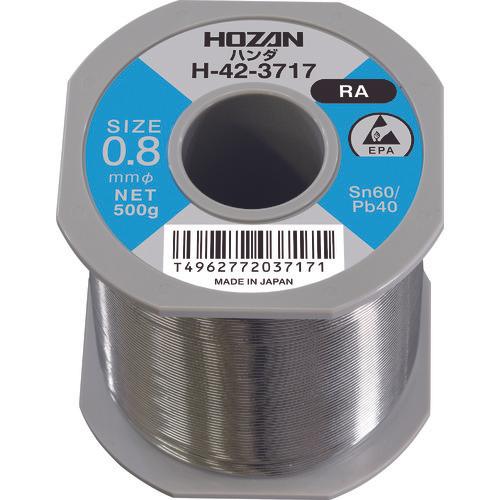 ＨＯＺＡＮ　ハンダ（Ｓｎ６０％）０．８ｍｍφ・５００ｇ