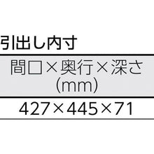 画像をギャラリービューアに読み込む, ＴＲＵＳＣＯ　ＨＡＥ型立作業台　１８００Ｘ７５０ＸＨ９００　２段引出付　ＹＧ色
