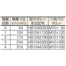 画像をギャラリービューアに読み込む, ダイキン　ボルトナット　ねじ径×長さＭ１０×２６０ｍｍ
