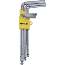 Tải hình ảnh vào trình xem thư viện, Bộ 9 chi tiết cờ lê rỗng đầu bi kiểu chữ L MITOROY
