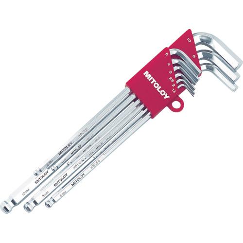 Bộ 9 chi tiết cờ lê rỗng kiểu chữ L MITOROY đầu bi dài mm