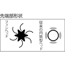 画像をギャラリービューアに読み込む, エクセン　インナーバイブレータ　フィンヘッド　３０φ　４ｍ
