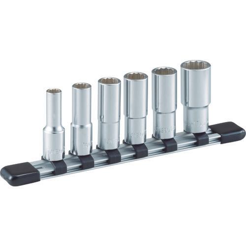 ＴＯＮＥ　ディープソケットセット（１２角・ホルダー付）インチサイズ　６ｐｃｓ