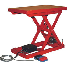 画像をギャラリービューアに読み込む, ＴＲＵＳＣＯ　テーブルリフト１００ｋｇ（電動Ｂねじ式１００Ｖ）４００×６５０ｍｍ
