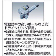 画像をギャラリービューアに読み込む, ＴＲＵＳＣＯ　テーブルリフト１００ｋｇ（電動Ｂねじ式１００Ｖ）５２０×８５０ｍｍ

