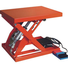 画像をギャラリービューアに読み込む, ＴＲＵＳＣＯ　テーブルリフト１５０ｋｇ　電動Ｂねじ式　ＤＣ２４Ｖバッテリー専用　４００×５００
