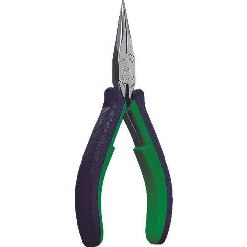 KEIBA needle nose pliers without groove 2com. handle 120