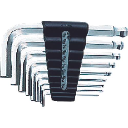 KTC high-grade ball point L-shaped STANDARD hex wrench set [9-piece set]