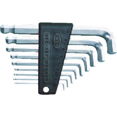 KTC ball point L type STANDARD hex wrench set under neck short [9-piece set]