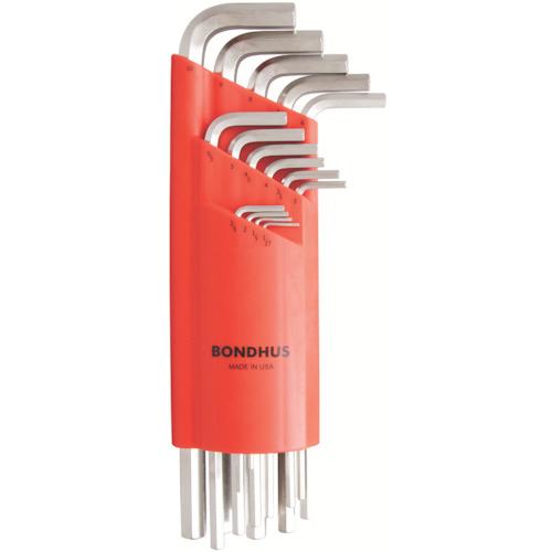 BONDHUS hexagon long L-wrench set 15 pieces (1.27-10mm)
