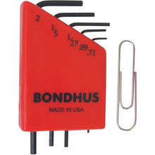 Tải hình ảnh vào trình xem thư viện, Bộ 5 chi tiết cờ lê lục giác độ chính xác BONDHUS (0.71-2mm)
