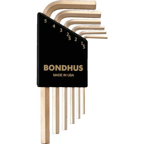 Bộ 6 cờ lê lục giác chữ L ngắn BONDHUS (1.5-5mm)