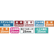 画像をギャラリービューアに読み込む, エビ　超硬ホルソー　３５ｍｍ
