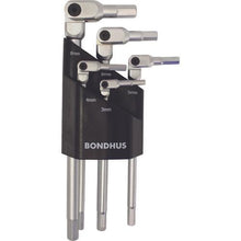 Tải hình ảnh vào trình xem thư viện, Bộ cờ lê lục giác đầu xoay BONDHUS HEX PRO 5 chi tiết 3-8mm
