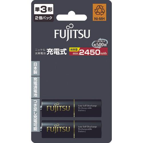 FUJITSU ถ่านชาร์จ Ni-MH ชนิดความจุสูง AA (2 ก้อน)